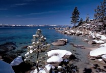 Snow on Rocks